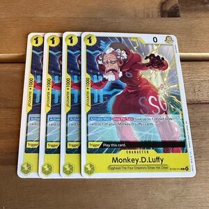One Piece CCG Old Man Monkey D. Luffy ST29-012 x4
